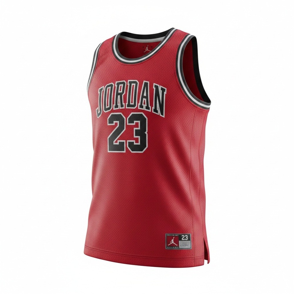 Jordan Brand Michael Jordan 23 Red Mesh Basketball Jersey Youth Large L